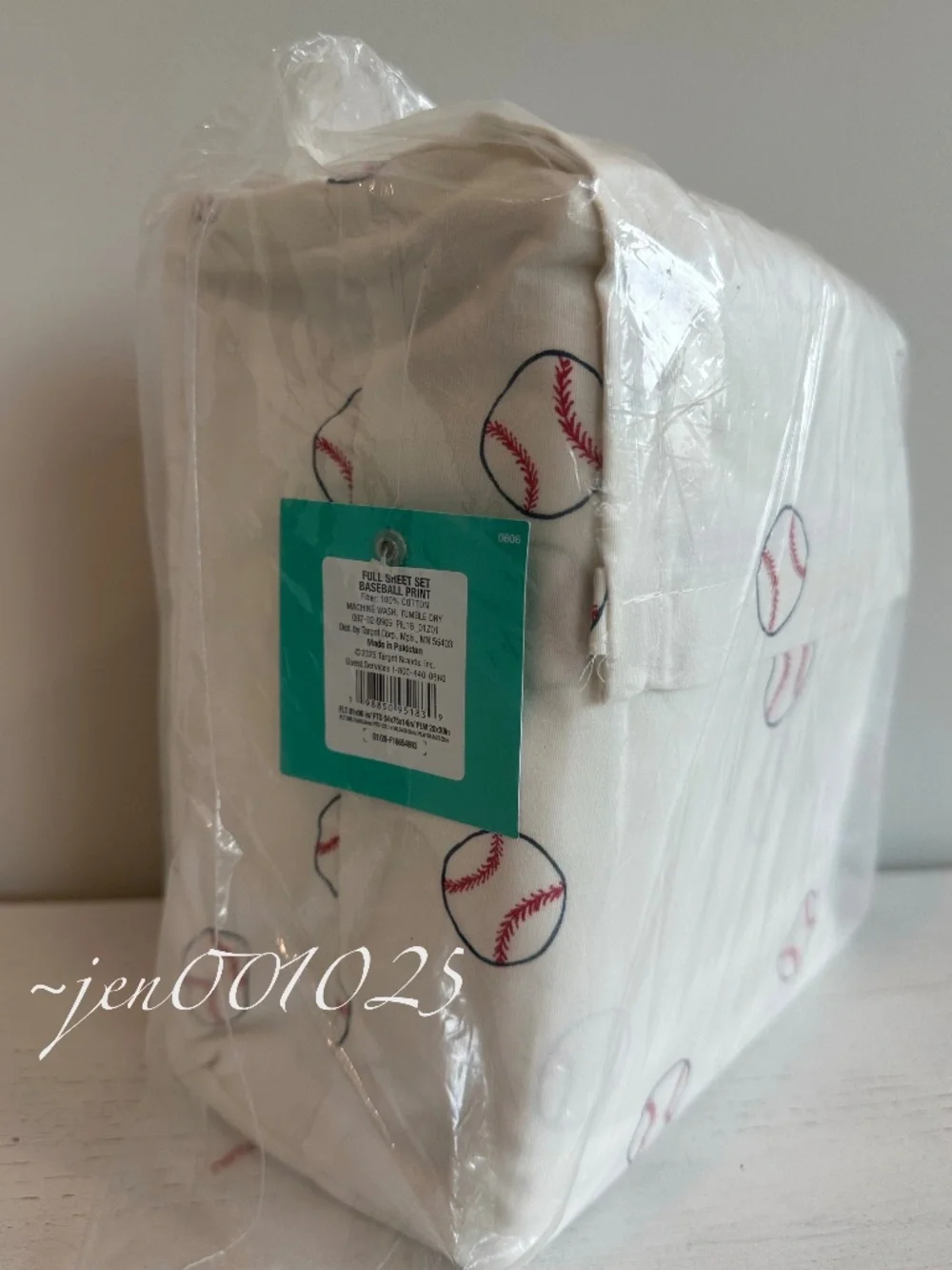 FULL Baseball Kids' Cotton Sheet Set - Pillowfort